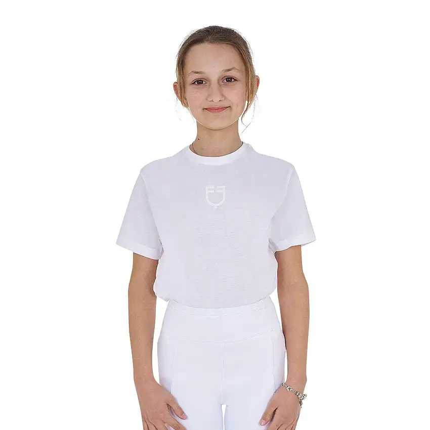 Camiseta de algodón para niña Institutional