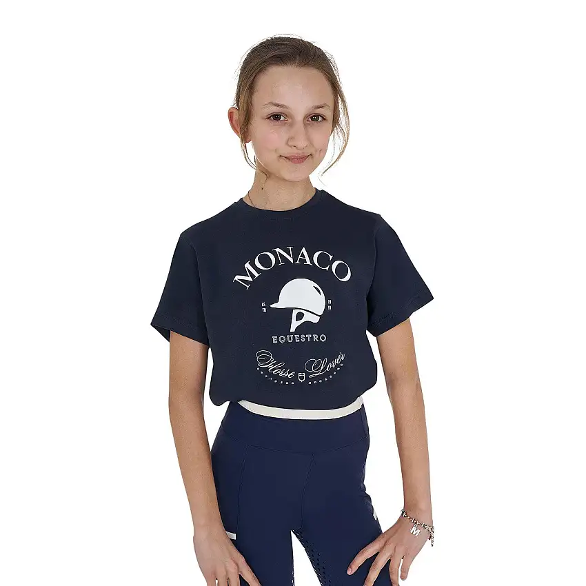 Camiseta de algodón para niña Monaco