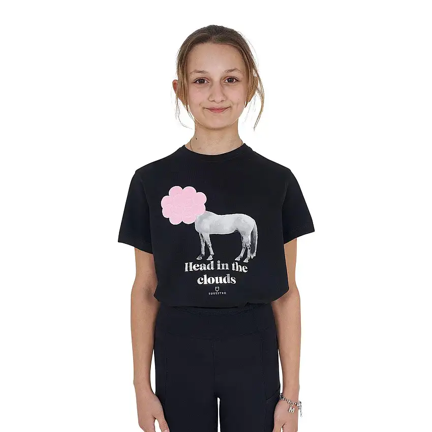 Camiseta de algodón para niña Head In The Clouds