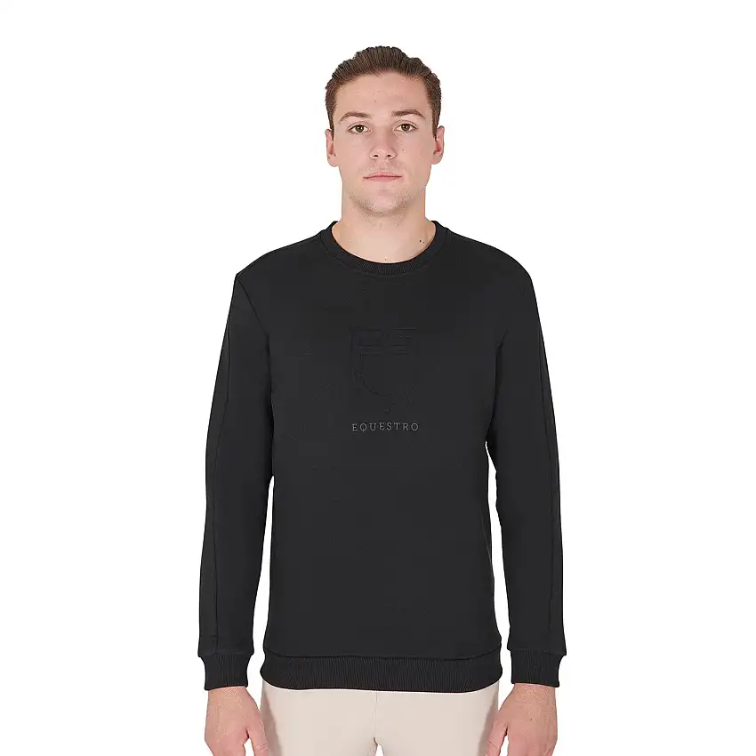 Sudadera de equitación de algodón con logo