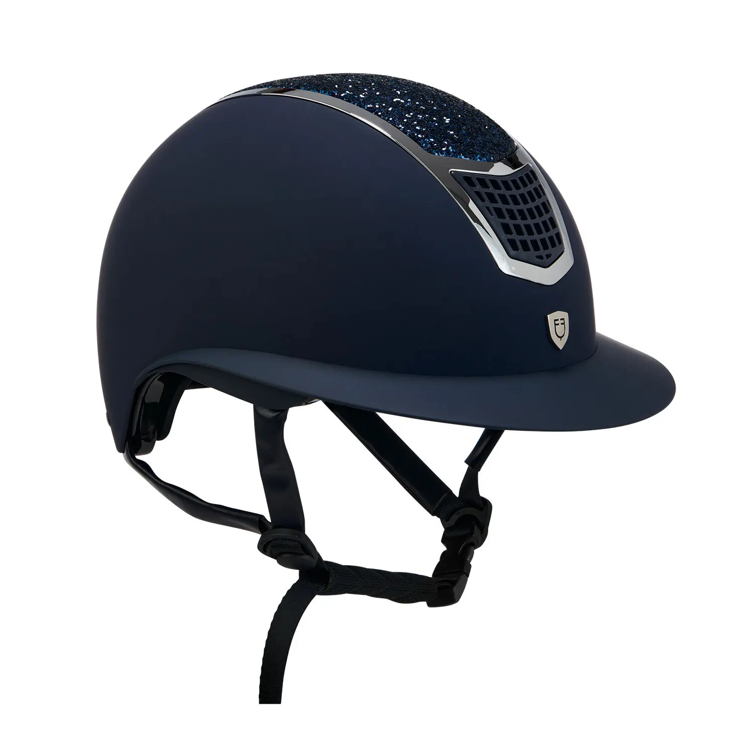 Casco de equitación con visera ancha Eclipse Stone Mat Rowel Fitting
