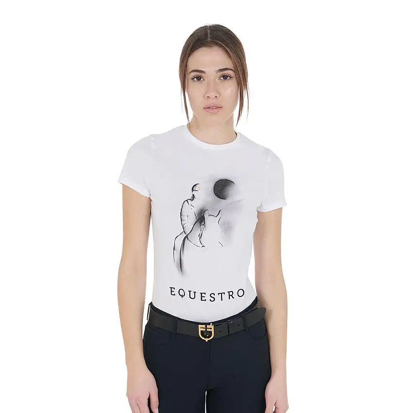 Camiseta de algodón para mujer