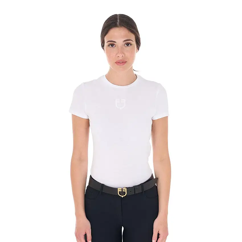 Camiseta de algodón para mujer Institutional