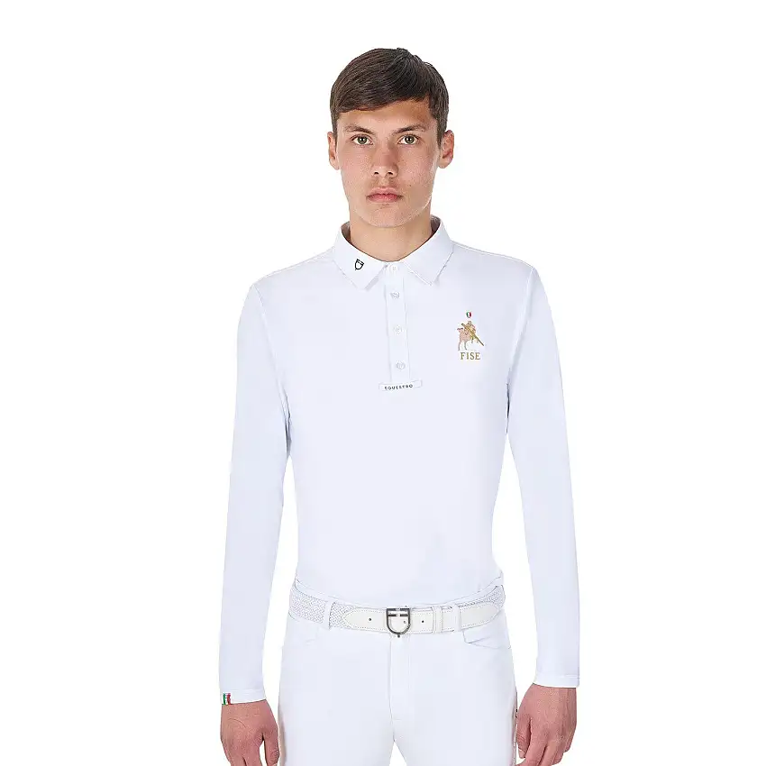 Polo de competición de manga larga X Fise