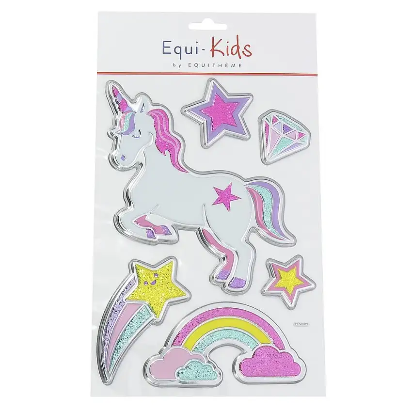 Pegatinas de equitación para niños 3D