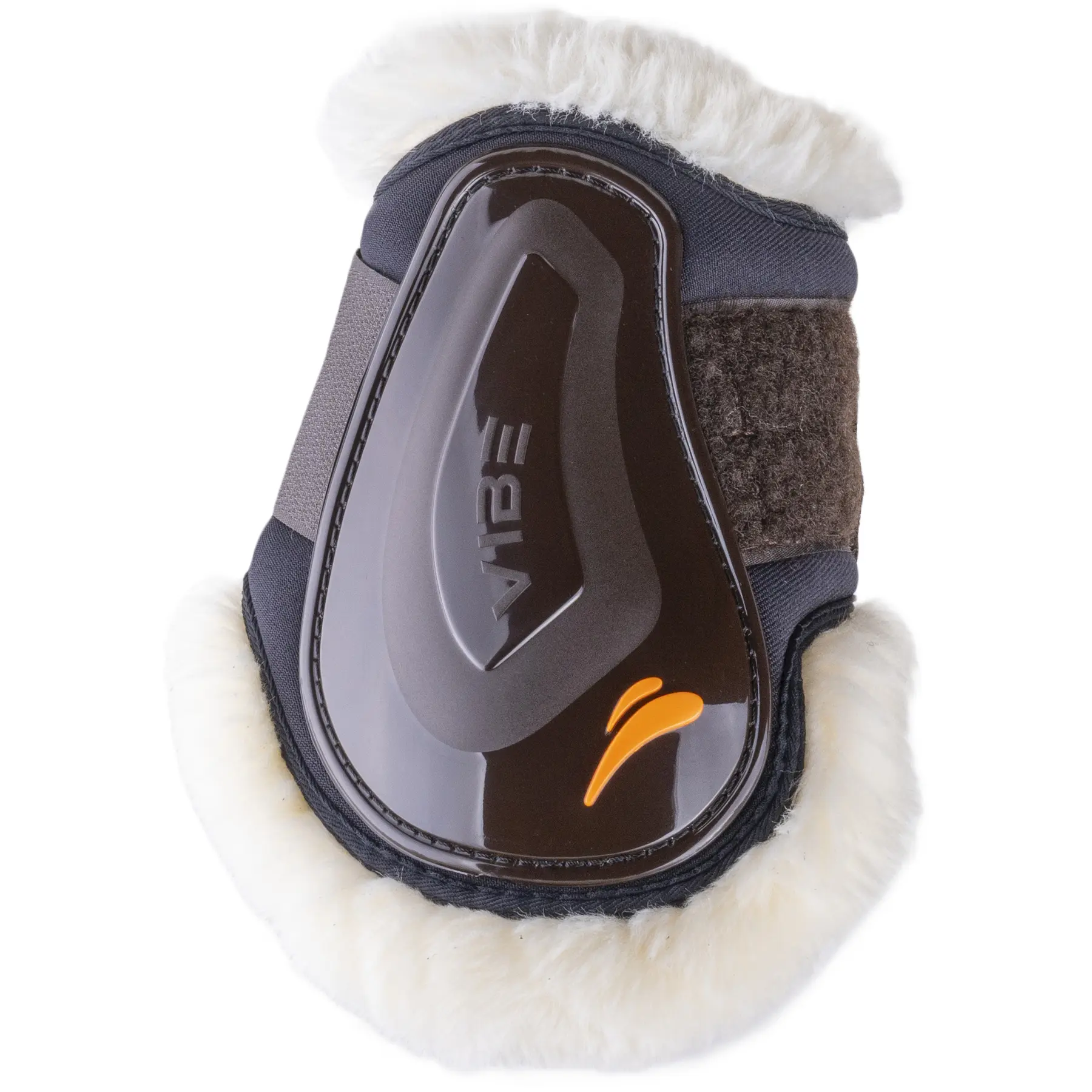 Pantalones de protección traseros abiertos para caballo con velcro Vibe Fluffy