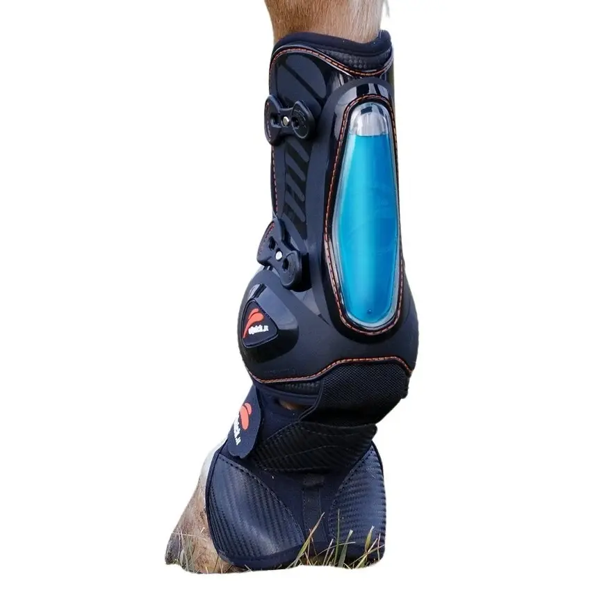 Protecciones para los tendones delanteros de caballo eShock overreach