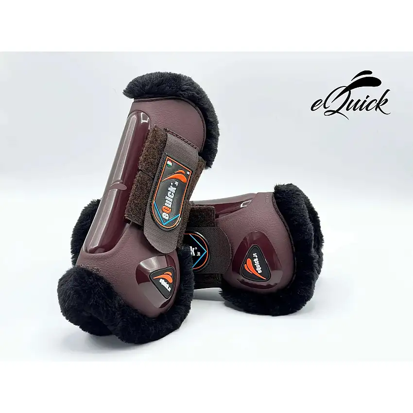 Polainas delanteras abiertas para caballos eLight scratch Panther