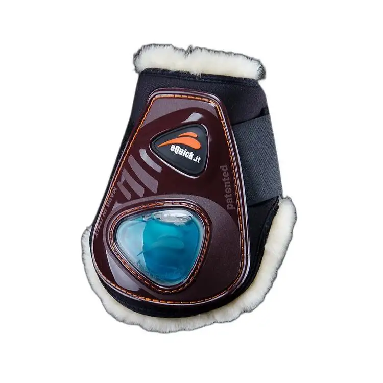 Protector de pezuñas para caballo trasero eShock velcro fluffy