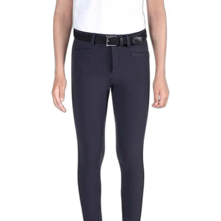 Pantalones de equitación con agarre en las rodillas para niños