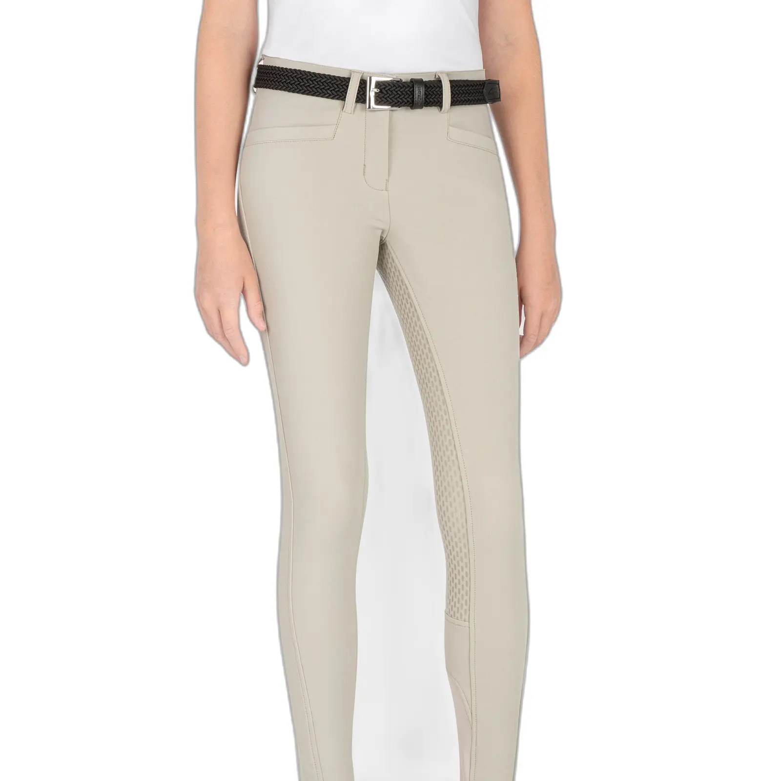 Pantalón equitación para niña Full Grip