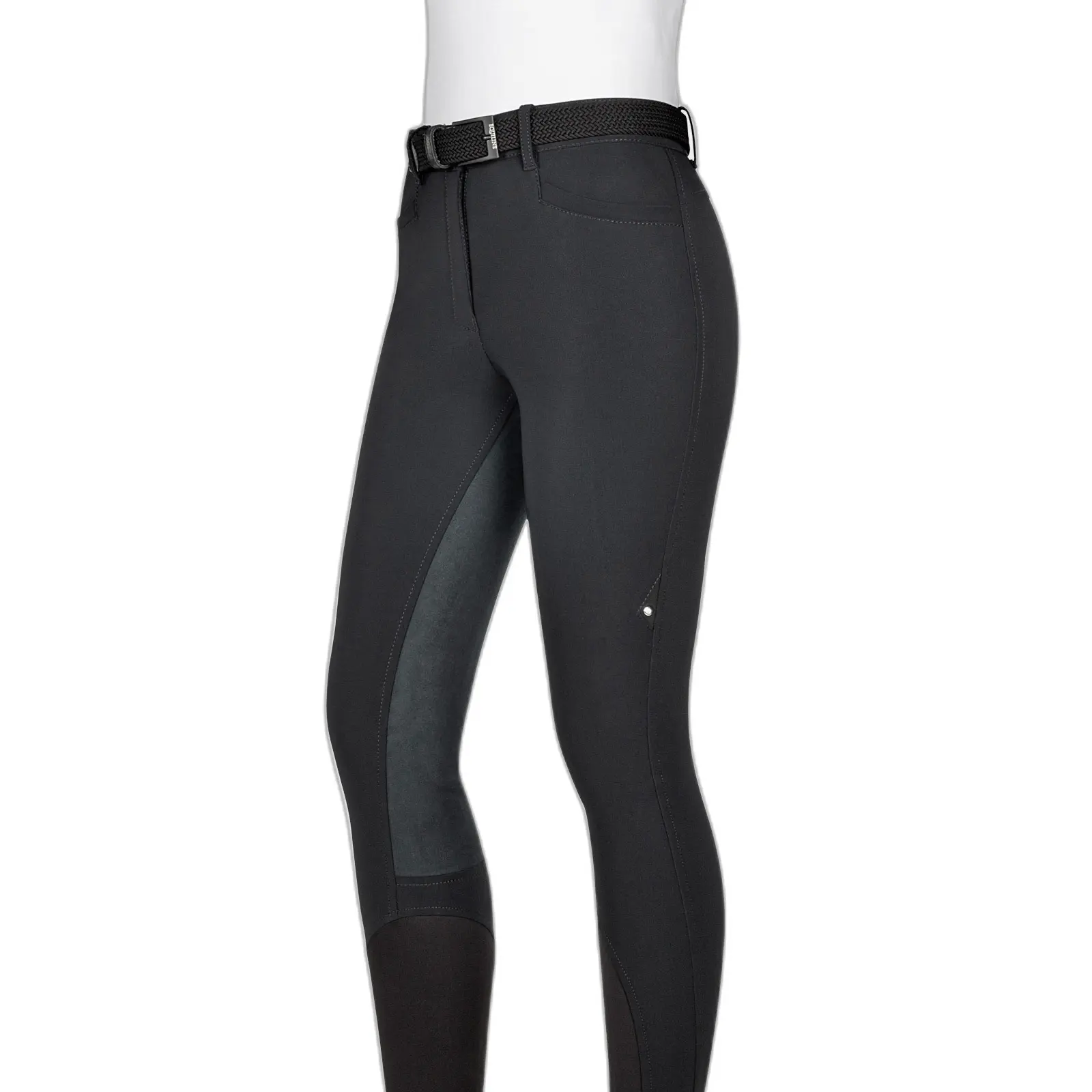 Pantalón equitación de cuero ecológico para mujer