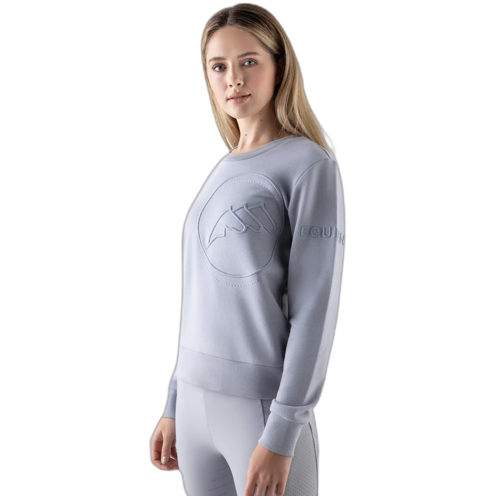 Sudadera con logo bordado para mujer Cartac