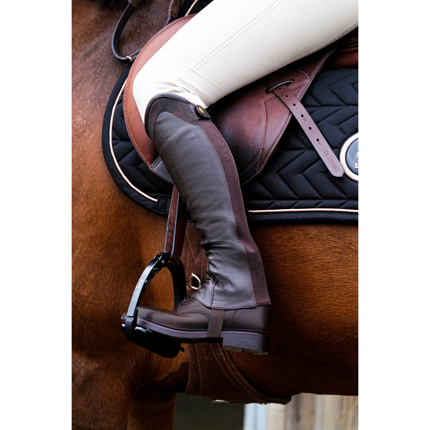 Mini-chaps cuero Sparkly
