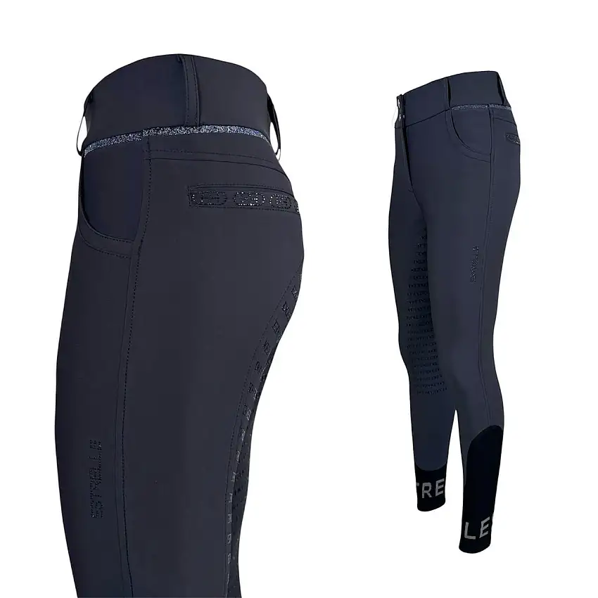 Pantalón de equitación Full Grip ED-Crystal