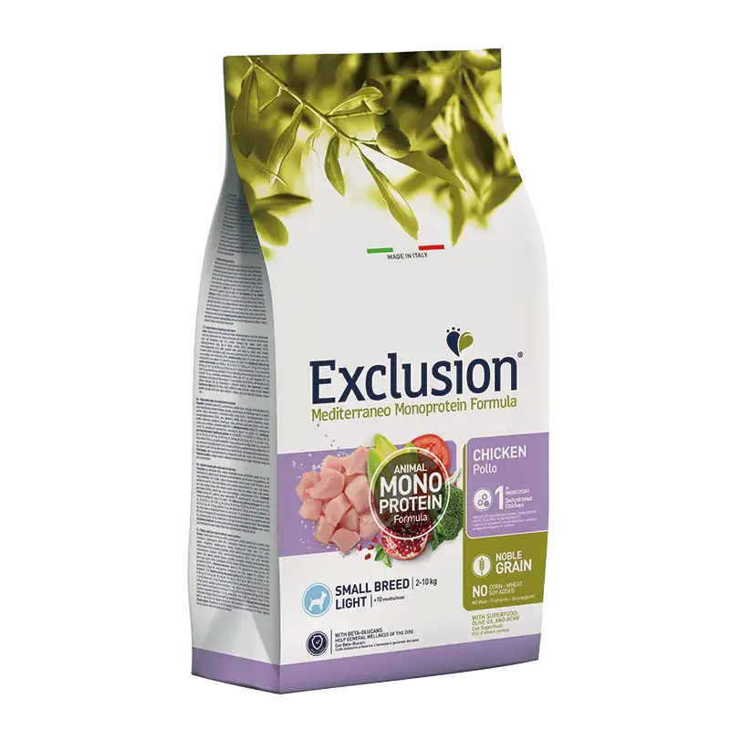Exclusion Adult Chicken Small monoprotein para perros mini