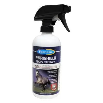 Cuidado de las heridas del caballo - spray Purishield Skin