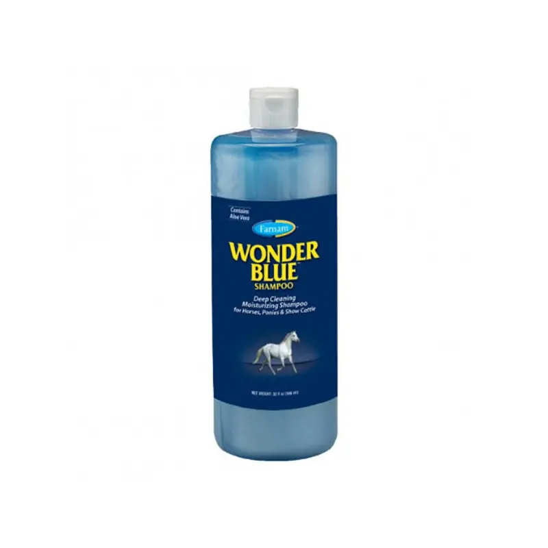 Champú para caballos Wonder Blue 946 ml