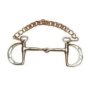 Bocado de caballo español para caballo de ciprés con pases, roto