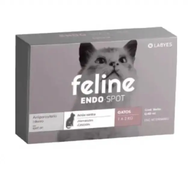 Feline Endospot 1 a 2 kg ( pipeta gatos ) TEMPORALMENTE AGOTADO