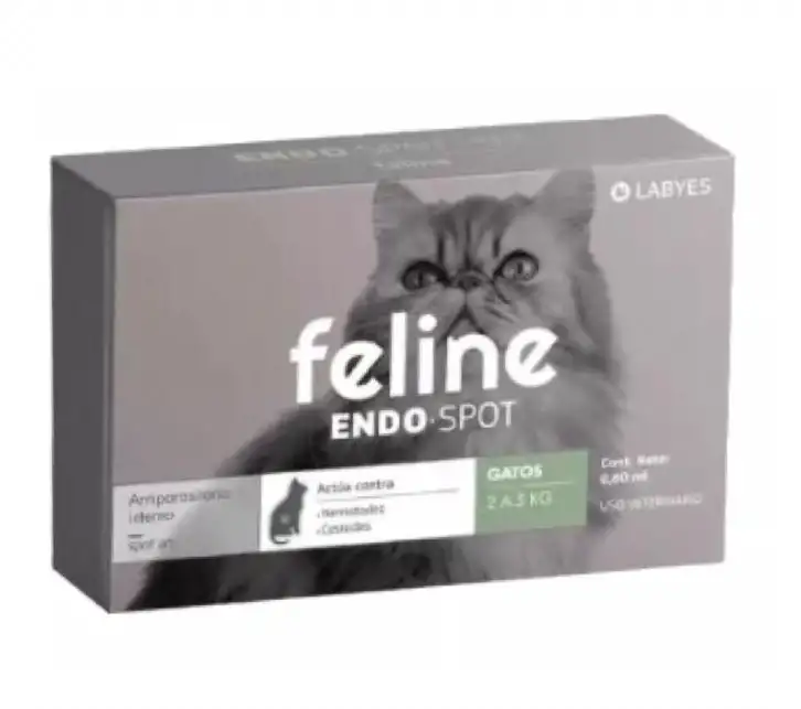 Feline Endospot 2.1 a 5 kg ( pipeta gatos ) TEMPORALMENTE AGOTADO