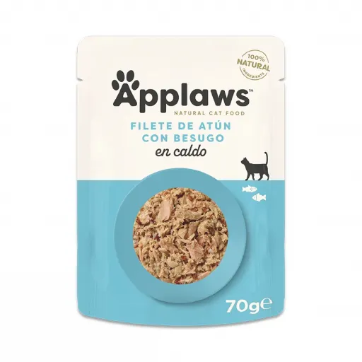Pack 6 Applaws Comida Húmeda para Gatos de Atún y Besugo
