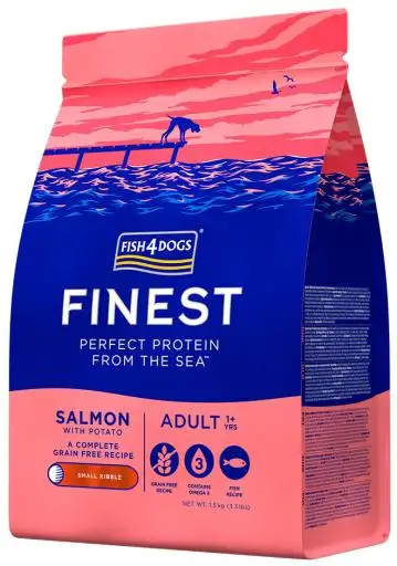 Fish4Dogs Finest Adult Salmon & Potato (Small Bites)