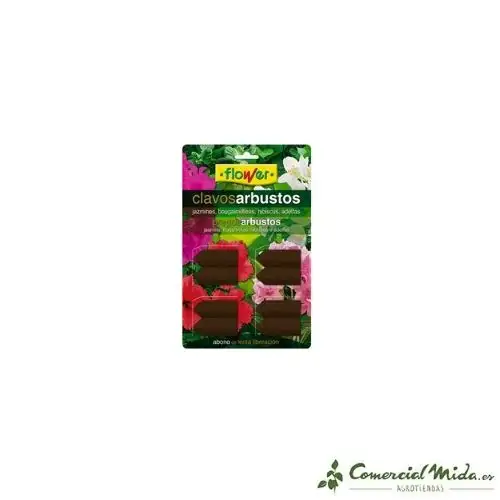 Abono Clavos FLOWER para Arbustos 8 x 10 g