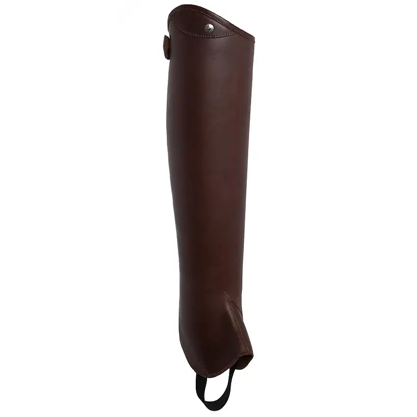 Mini-chaps de cuero liso Masaccio