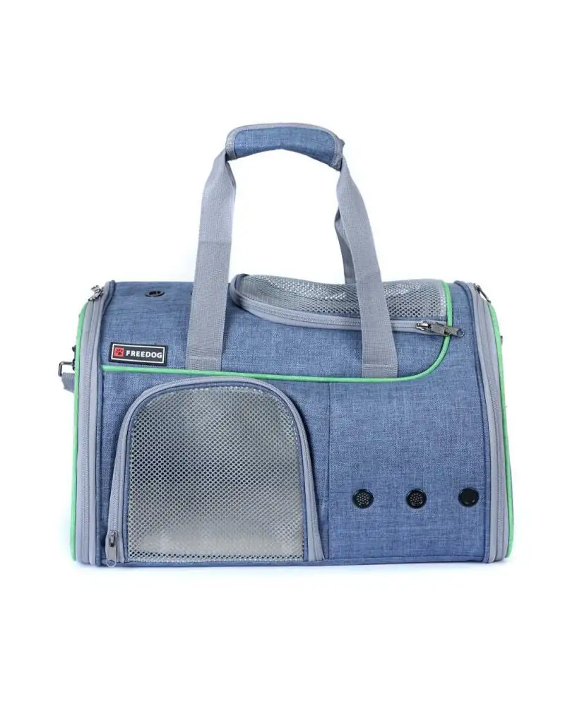 Freedog bolso transporte perro Aspen azul