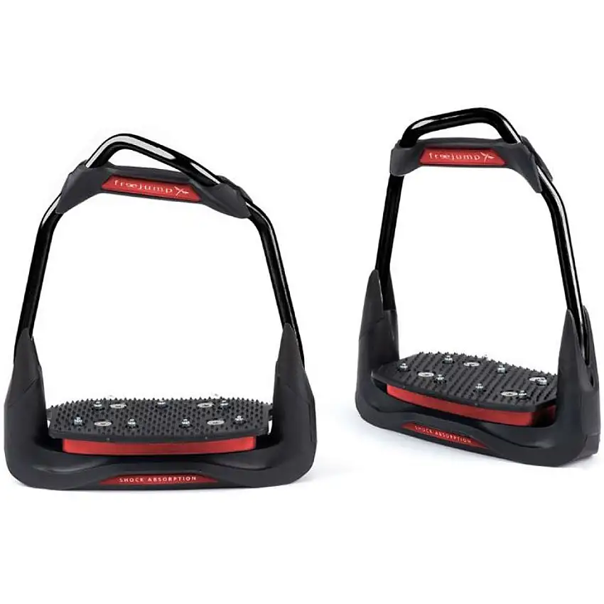 Freejump Estribos AirS Full Black Rojo