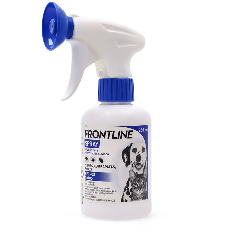 Spray antiparasitario Frontline para perros y gatos