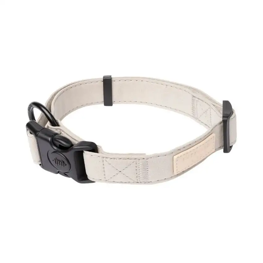 Fuzzyard Life Collar Algodon Blanco Arena