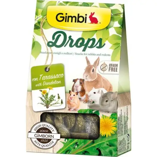 Gimborn Snack Gimbi Drops Diente de León para Roedores
