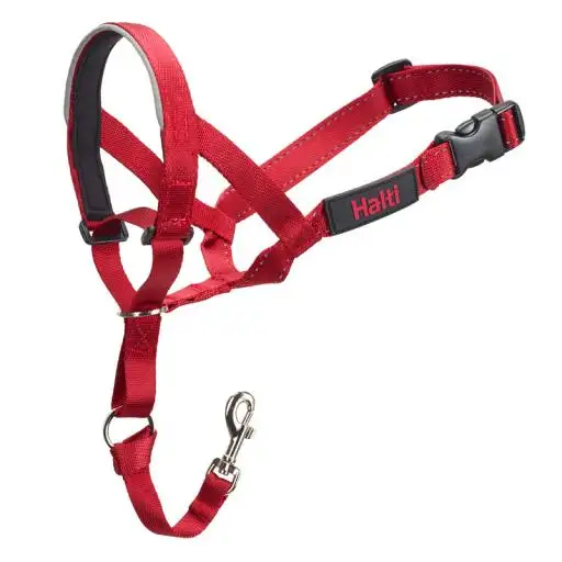 Halti Bozal Antitirones Head Collar Rojo para Perros