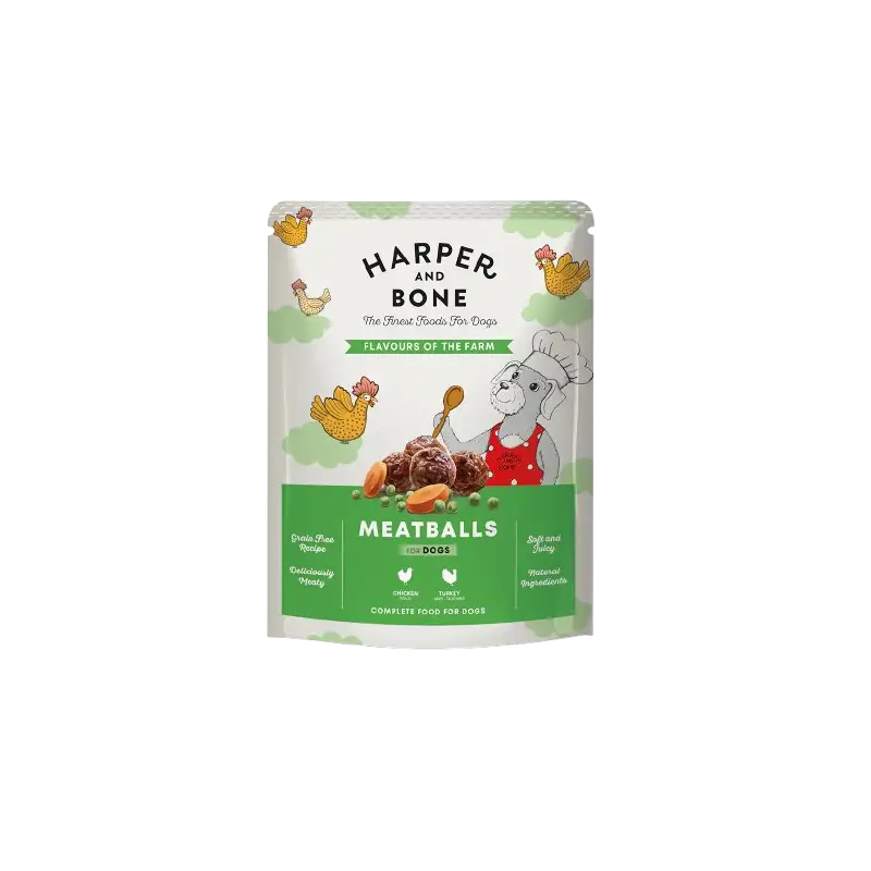 Harper and Bone 300 gr Pouch Albóndigas para Perros