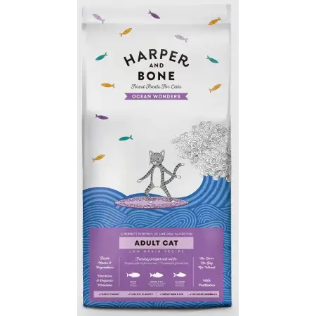 Harper and Bone Adult Ocean Wonders Pienso para Gatos