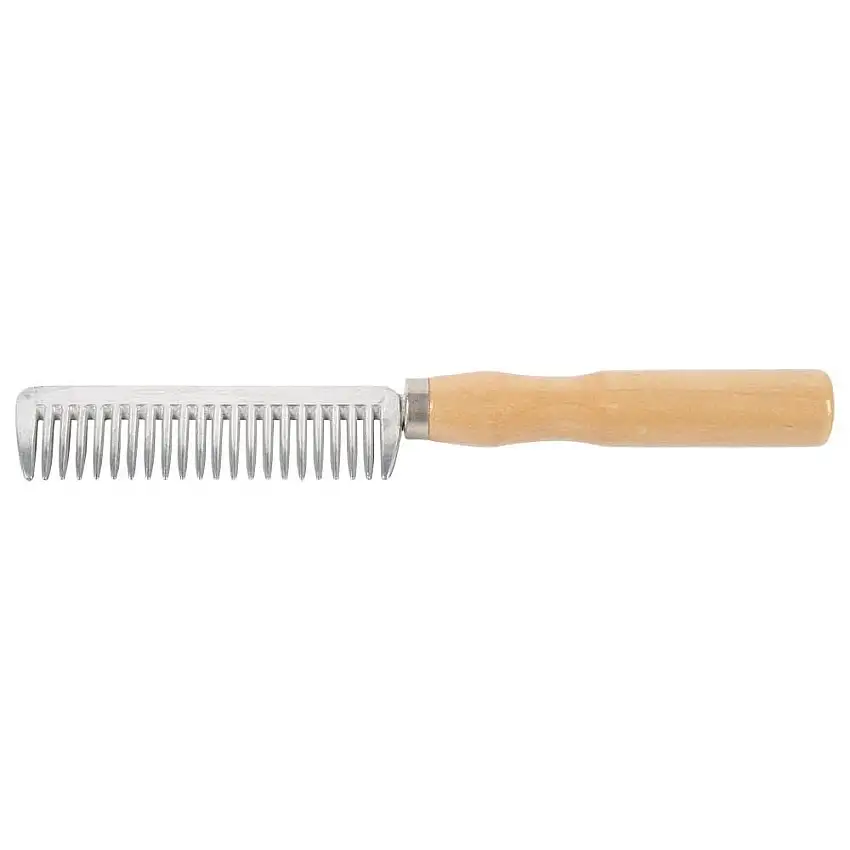 Peine de pelo de caballo Manenkam aluminium houten handvat