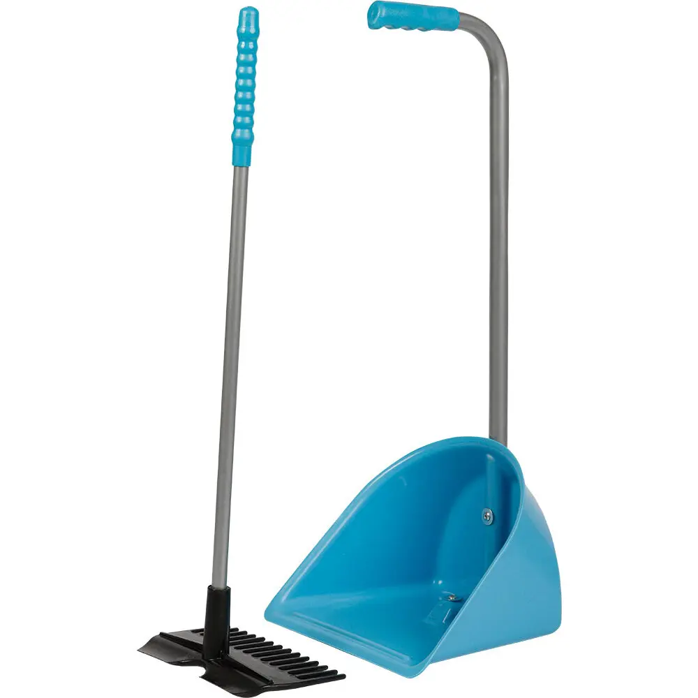 Pala compacta y rastrillo