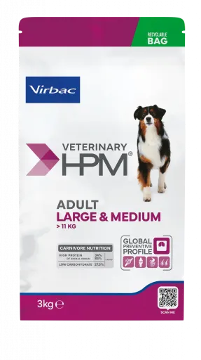 HPM Pienso Virbac Veterinary Adult Large & Medium para Perros Adultos de Raza Mediana y Grande