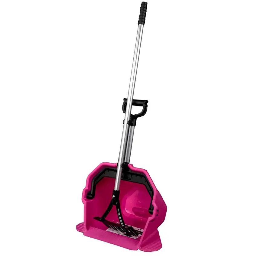 Hofman Recogedor de excrementos Quick Pick Completo Rosa