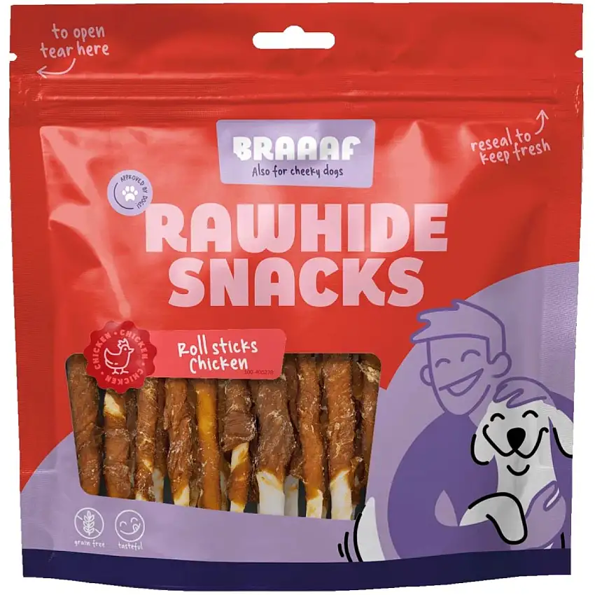 Braaaf Roll Sticks Pollo 12,5 cm