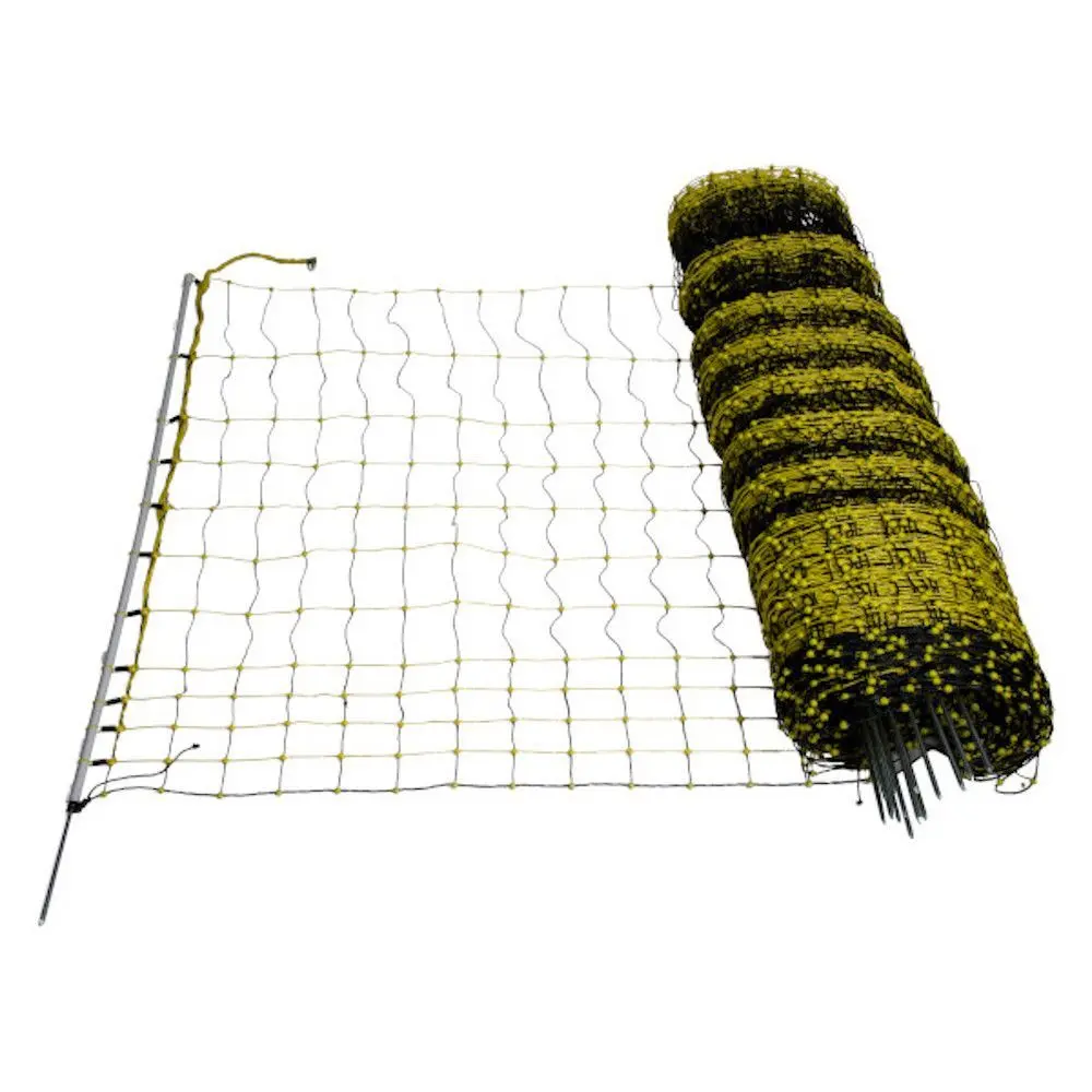 Malla electrificable para aves de corral