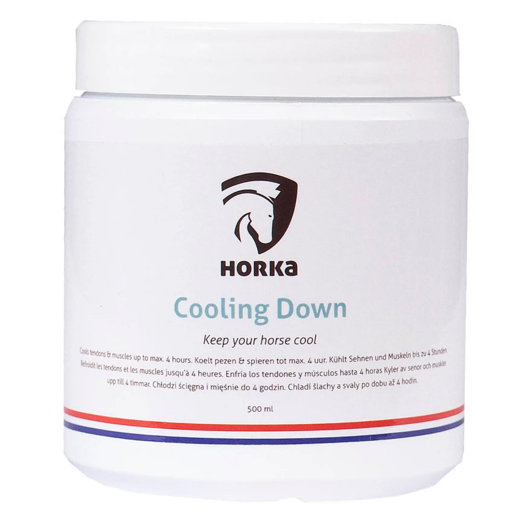 Gel de masaje refrescante para los tendones del caballo