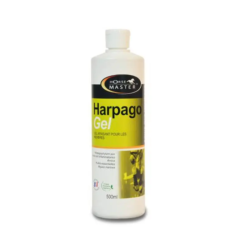 Gel para calentar las extremidades y el dolor del caballo Harpagogel 500 ml