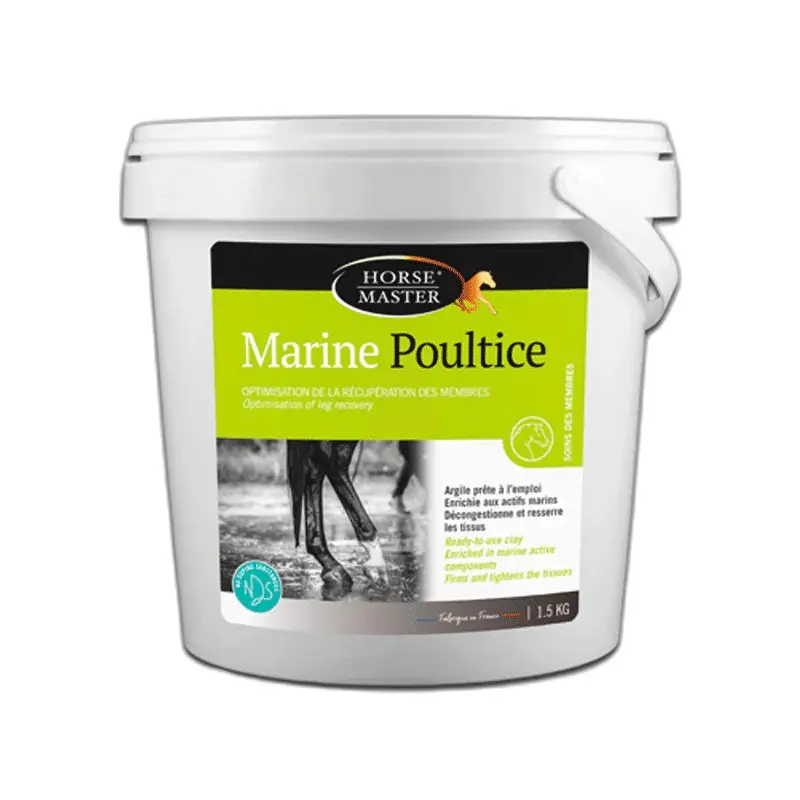 Arcilla para las extremidades cansadas del caballo Marine Poultice