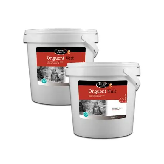 Aceite para la nutrición de los cascos del caballo con laurel Onguent Vert 5 L