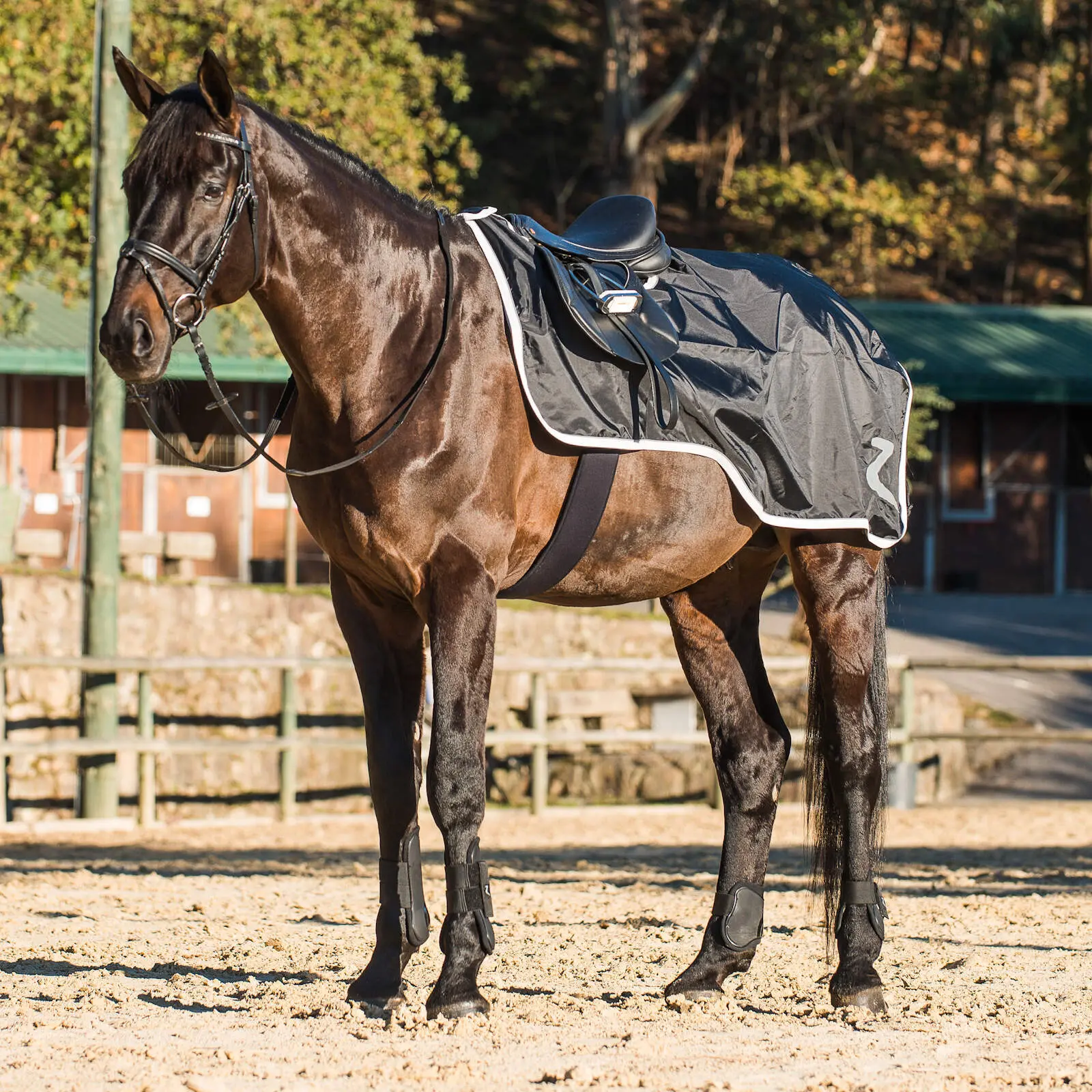Alfombras para caballos forradas de vellón Protrek