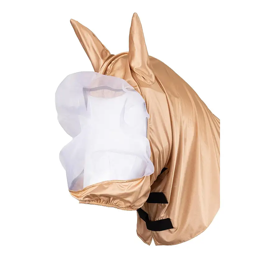 Cubrecuello y mascarilla antieczema para caballos