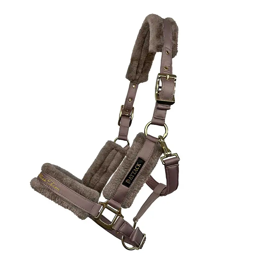Cabestro de piel para caballo Miracle